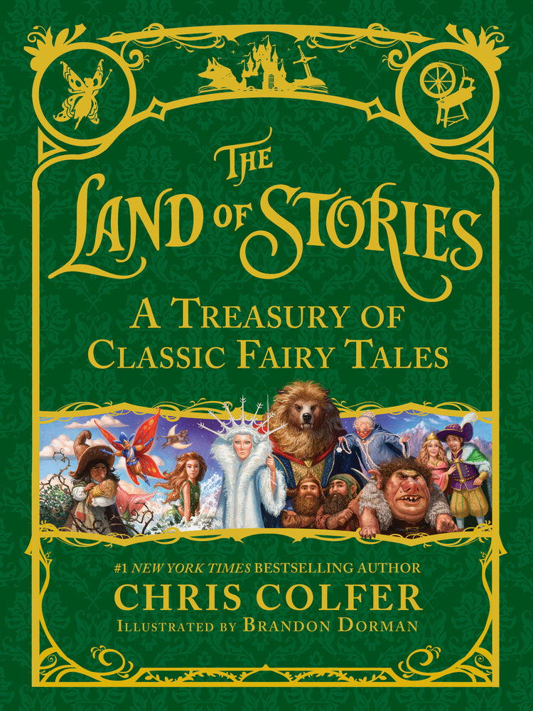 Book cover for The Land of Stories: A Treasury of Classic Fairy Tales