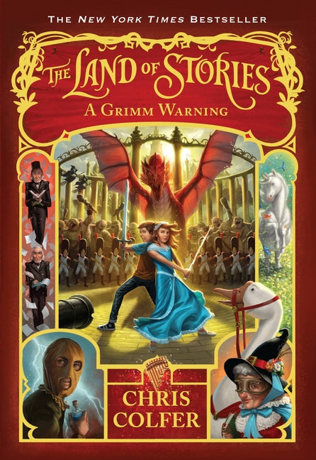 Book cover for The Land of Stories: A Grimm Warning