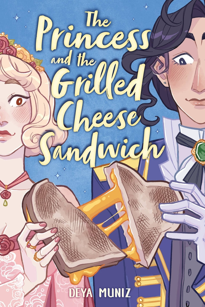 Book cover for The Princess and the Grilled Cheese Sandwich (a Graphic Novel)