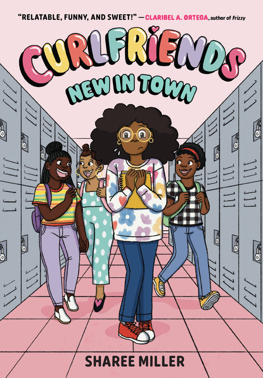 Book cover for Curlfriends: New in Town (a Graphic Novel)