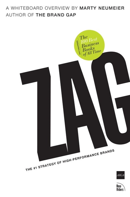 Book cover for Zag: The #1 Strategy of High-Performance Brands