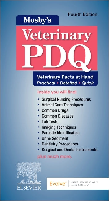 Book cover for Mosby's Veterinary PDQ