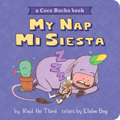 Book cover for My Nap, Mi Siesta: A Coco Rocho Book (Bilingual English-Spanish)