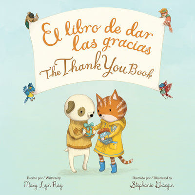 Book cover for The Thank You Book Bilingual Board Book: Bilingual English-Spanish