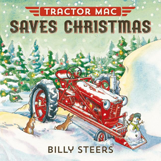 Book cover for Tractor Mac Saves Christmas