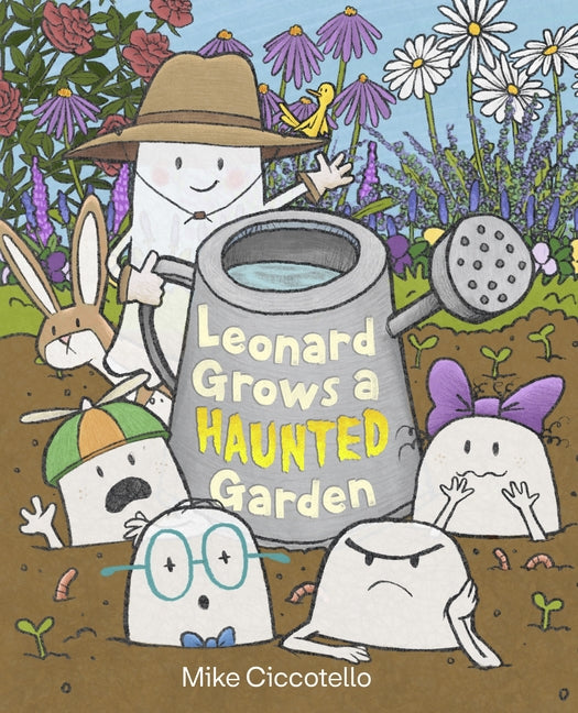Book cover for Leonard Grows a Haunted Garden
