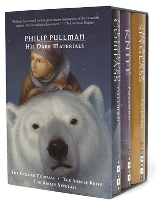 Book cover for His Dark Materials 3-Book Hardcover Boxed Set: The Golden Compass; The Subtle Knife; The Amber Spyglass