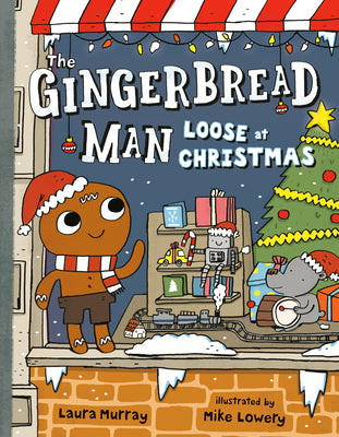 Book cover for The Gingerbread Man Loose at Christmas