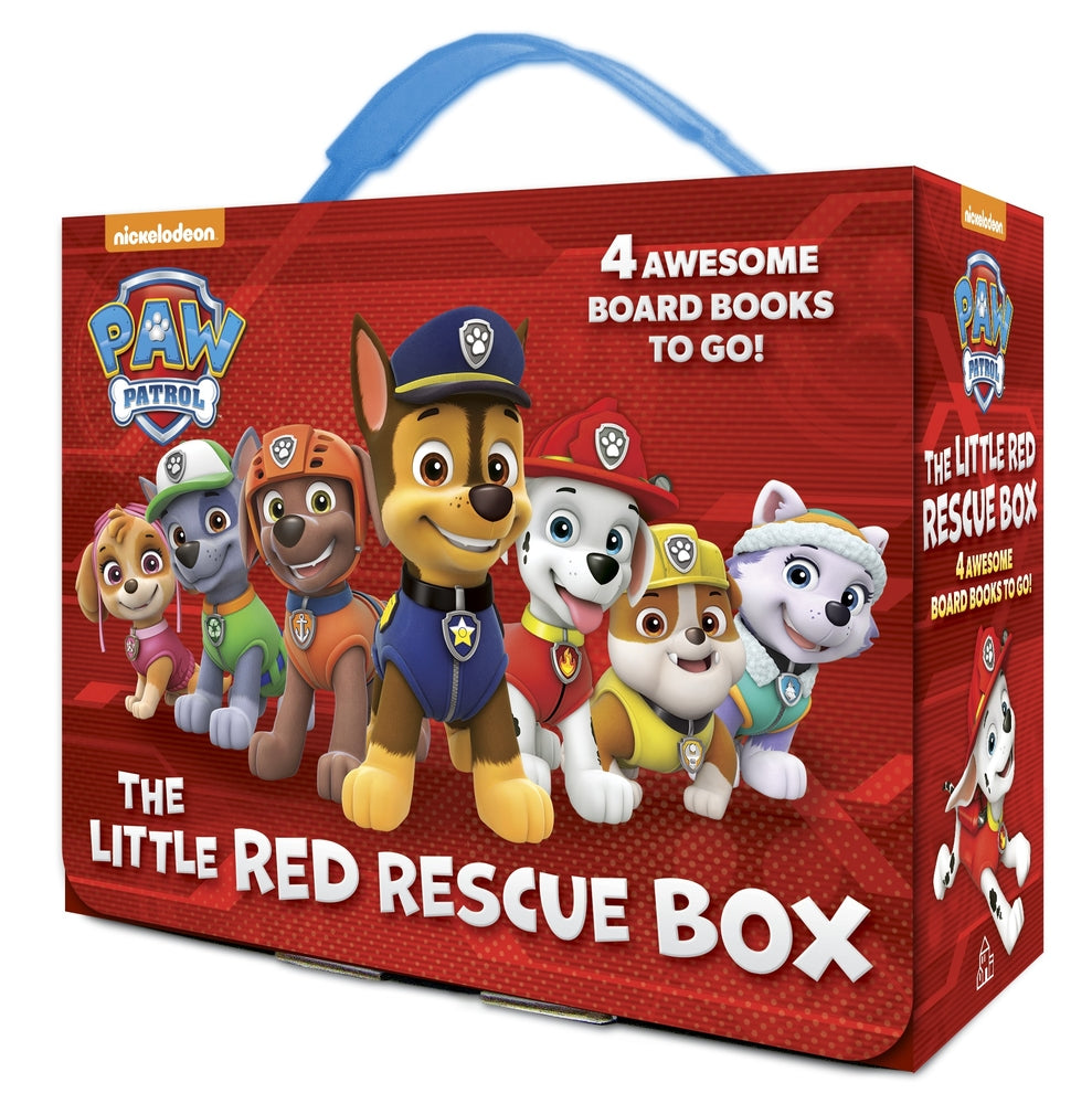 Book cover for The Little Red Rescue Box (Paw Patrol): 4 Board Books