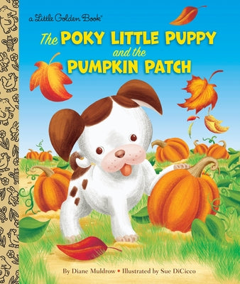 Book cover for The Poky Little Puppy and the Pumpkin Patch: A Little Golden Book for Kids and Toddlers