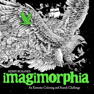 Book cover for Imagimorphia: An Extreme Coloring and Search Challenge
