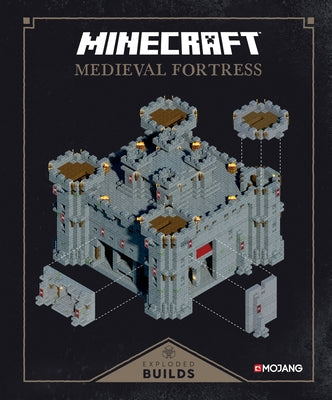 Book cover for Minecraft: Exploded Builds: Medieval Fortress: An Official Mojang Book