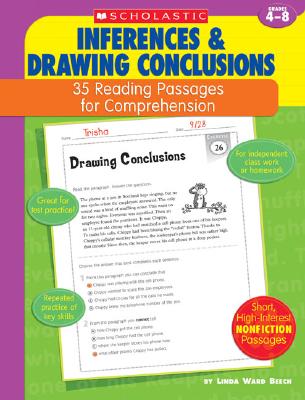 Book cover for 35 Reading Passages for Comprehension: Inferences & Drawing Conclusions: 35 Reading Passages for Comprehension