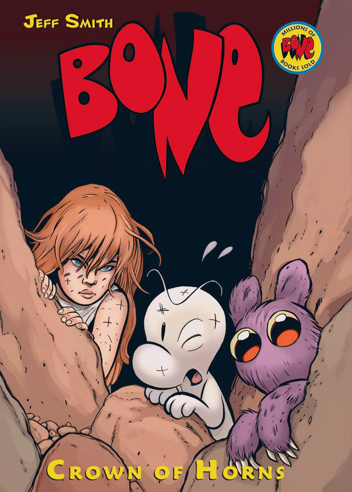 Book cover for Crown of Horns: A Graphic Novel (Bone #9): Volume 9