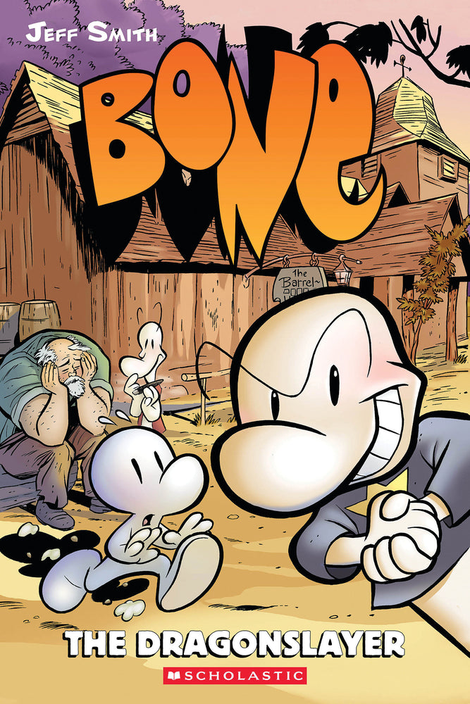 Book cover for The Dragonslayer: A Graphic Novel (Bone #4): Volume 4