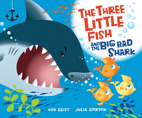 Book cover for The Three Little Fish and the Big Bad Shark