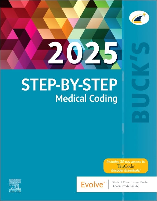 Book cover for Buck's Step-By-Step Medical Coding, 2025 Edition [With Access Code]