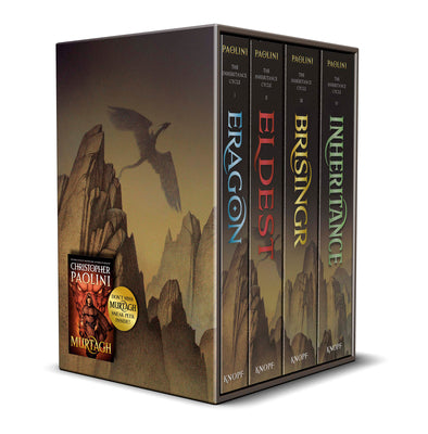 Book cover for The Inheritance Cycle 4-Book Trade Paperback Boxed Set: Eragon; Eldest; Brisingr; Inheritance