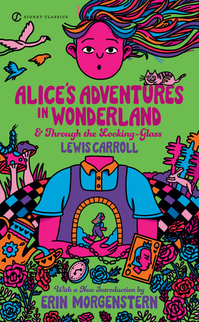 Book cover for Alice's Adventures in Wonderland and Through the Looking-Glass