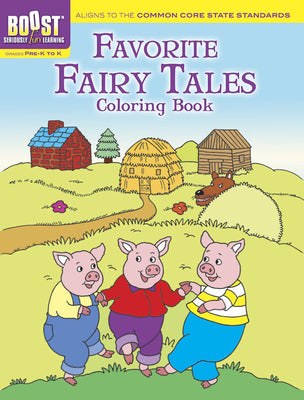 Book cover for Favorite Fairy Tales Coloring Book
