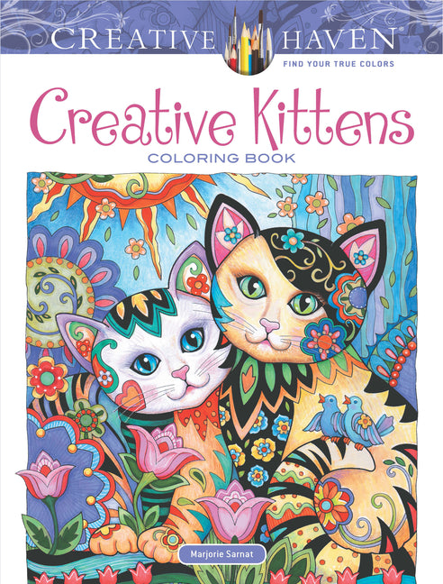 Book cover for Creative Haven Creative Kittens Coloring Book