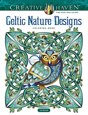 Book cover for Creative Haven Celtic Nature Designs Coloring Book