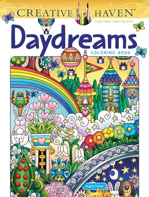 Book cover for Creative Haven Daydreams Coloring Book