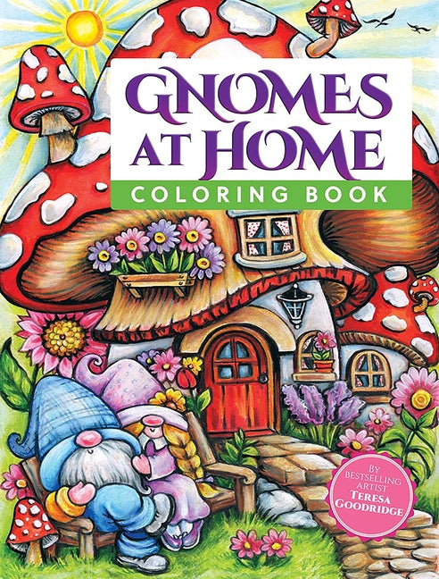 Book cover for Gnomes at Home Coloring Book