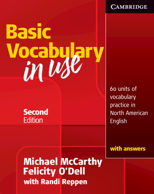 Book cover for Basic Vocabulary in Use: 60 Units of Vocabulary Practice in North American English with Answers