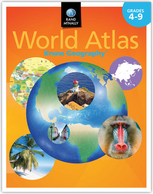 Book cover for Rand McNally Know Geography(tm) World Atlas: Grades 4-9
