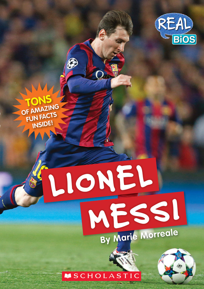 Book cover for Lionel Messi (Real Bios)