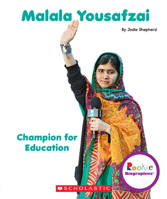 Book cover for Malala Yousafzai: Champion for Education (Rookie Biographies)
