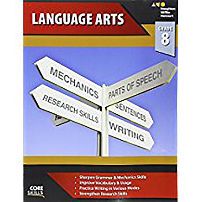 Book cover for Core Skills Language Arts Workbook Grade 8