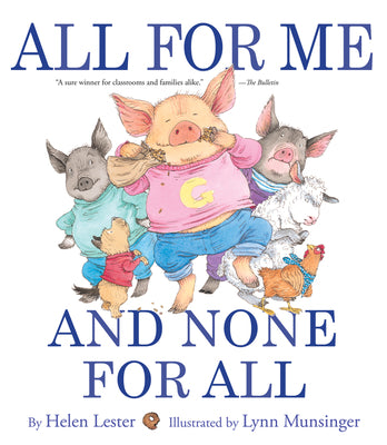 Book cover for All for Me and None for All