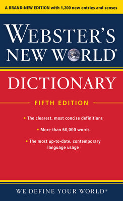 Book cover for Webster's New World Dictionary, Fifth Edition