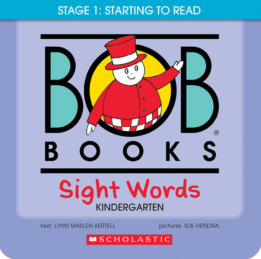 Book cover for Bob Books - Sight Words Kindergarten Box Set Phonics, Ages 4 and Up, Kindergarten, Flashcards (Stage 2: Emerging Reader)