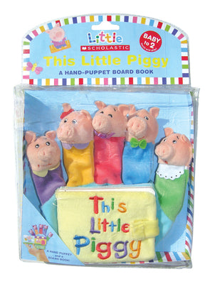 Book cover for This Little Piggy: A Hand-Puppet Board Book [With Hand Puppet]