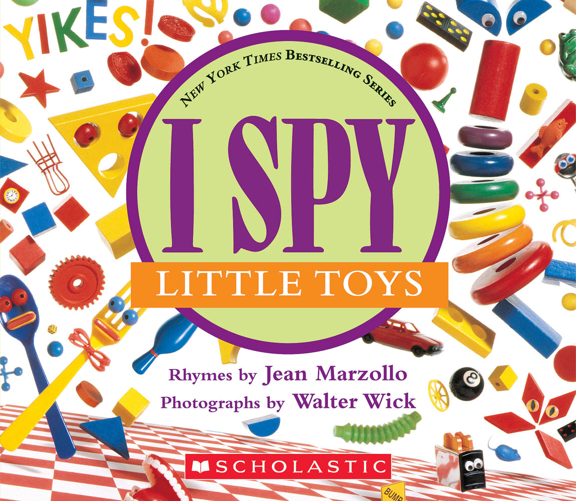 Book cover for I Spy Little Toys