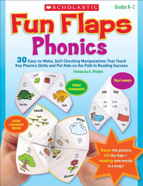 Book cover for Fun Flaps: Phonics: 30 Easy-To-Make, Self-Checking Manipulatives That Teach Key Phonics Skills and Put Kids on the Path to Reading Success
