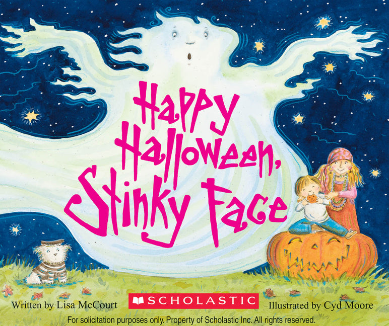 Book cover for Happy Halloween, Stinky Face