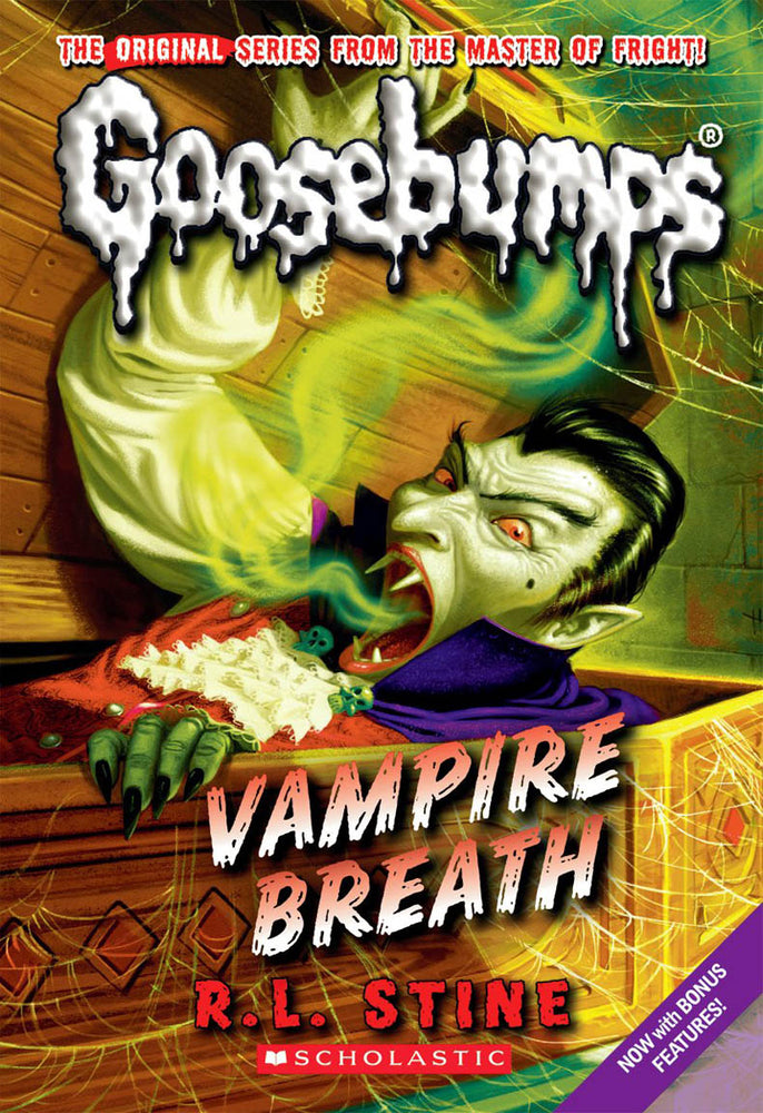 Book cover for Vampire Breath (Classic Goosebumps #21): Volume 21
