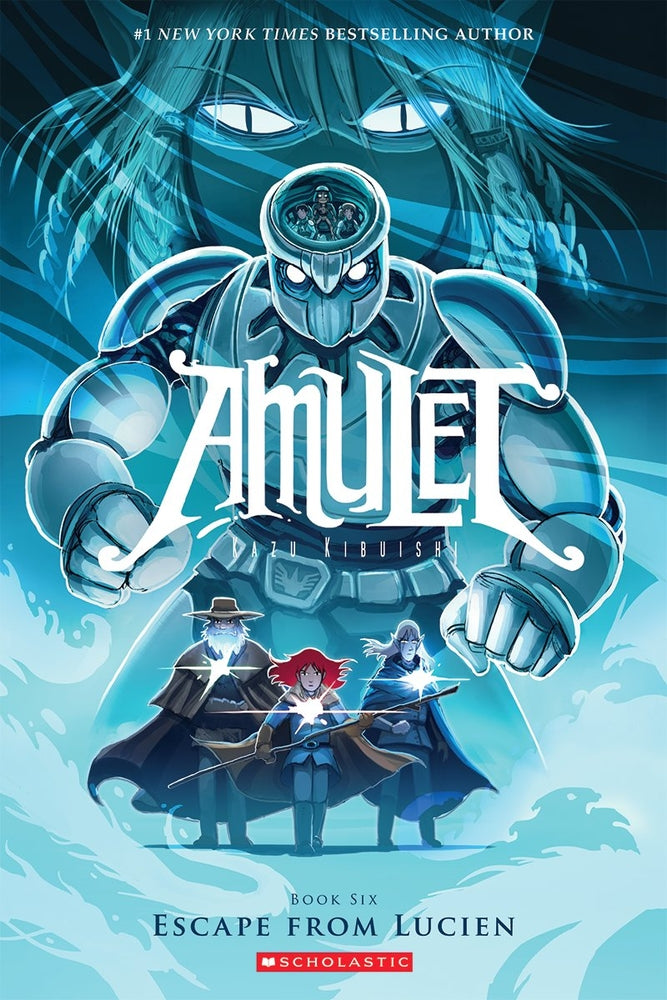 Book cover for Escape from Lucien: A Graphic Novel (Amulet #6): Volume 6