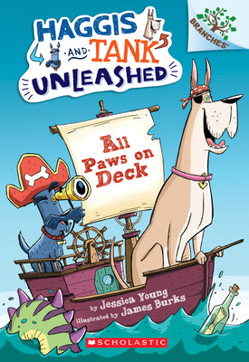 Book cover for All Paws on Deck: A Branches Book (Haggis and Tank Unleashed #1): Volume 1