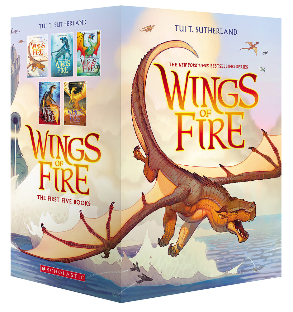 Book cover for Wings of Fire Boxset, Books 1-5 (Wings of Fire)