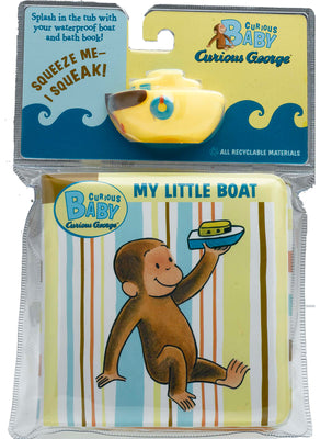 Book cover for Curious Baby: My Little Bath Book & Toy Boat [With Boat]