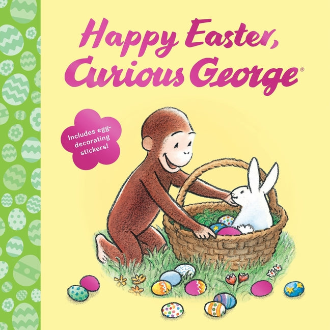 Book cover for Happy Easter, Curious George