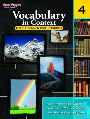 Book cover for Vocabulary in Context for the Common Core Standards Reproducible Grade 4