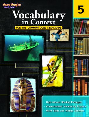 Book cover for Vocabulary in Context for the Common Core Standards Reproducible Grade 5