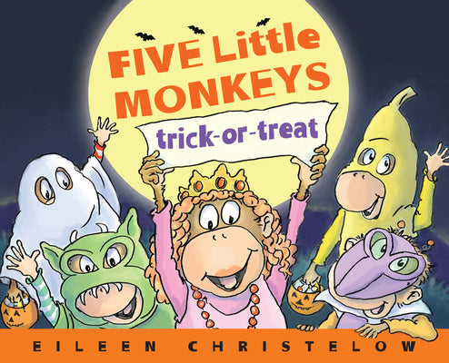 Book cover for Five Little Monkeys Trick-Or-Treat