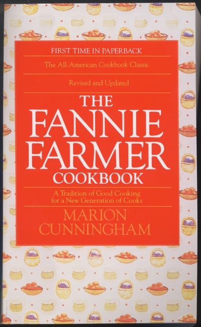 Book cover for The Fannie Farmer Cookbook